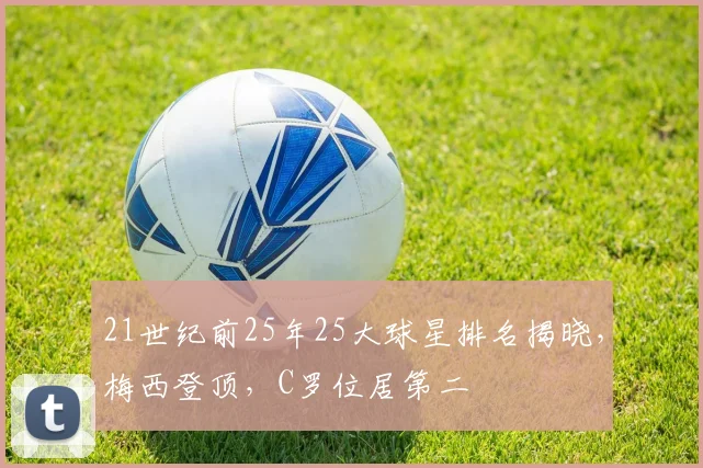 21世纪前25年25大球星排名揭晓，梅西登顶，C罗位居第二